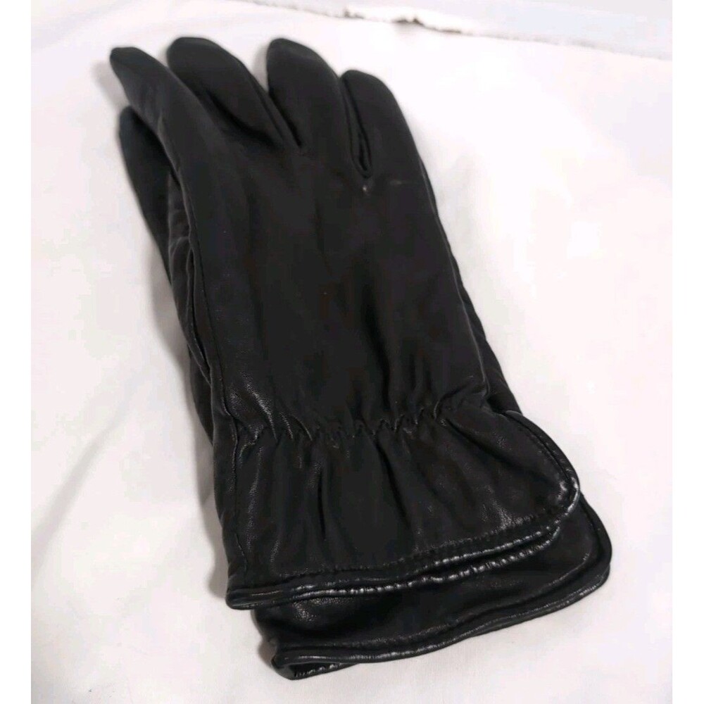 GRANDOE BLACK LEATHER DRIVING GLOVES WOMEN'S SIZE XL CLASSIC NEW